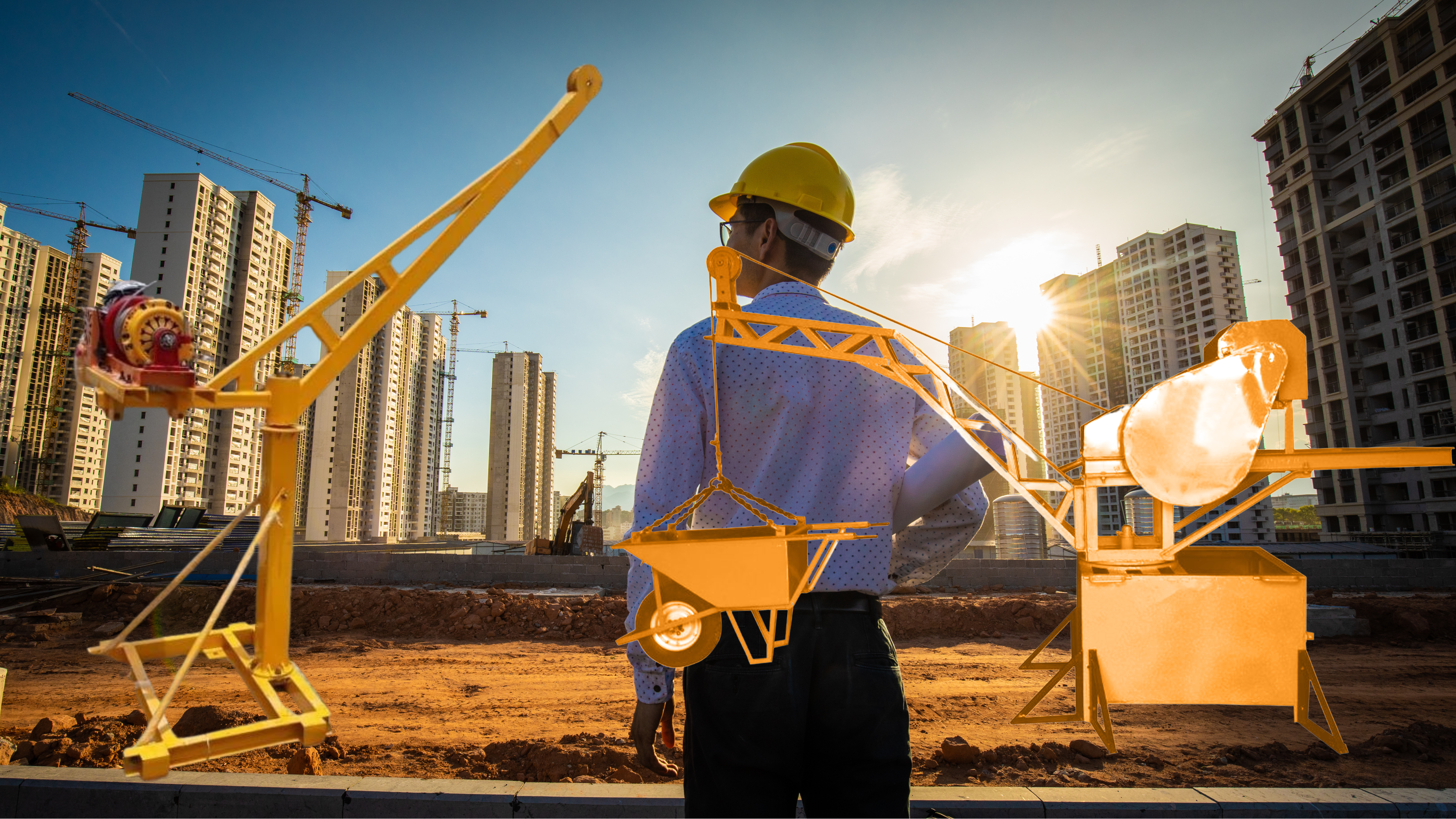 Monkey Crane for Construction Sites  - Buildrich